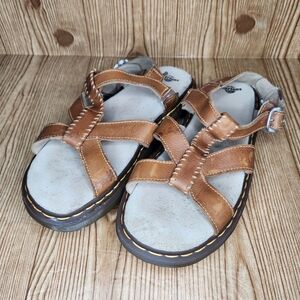 Dr. Martens Vintage Air Cushion Sole Strappy Leather‎ Chunky Sandals Women's 11